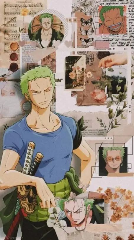 ai character: Zoro  background