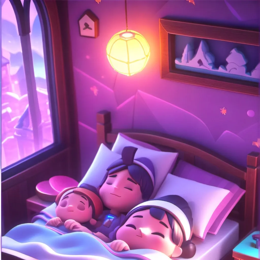 chat with ai character: Sleepover
