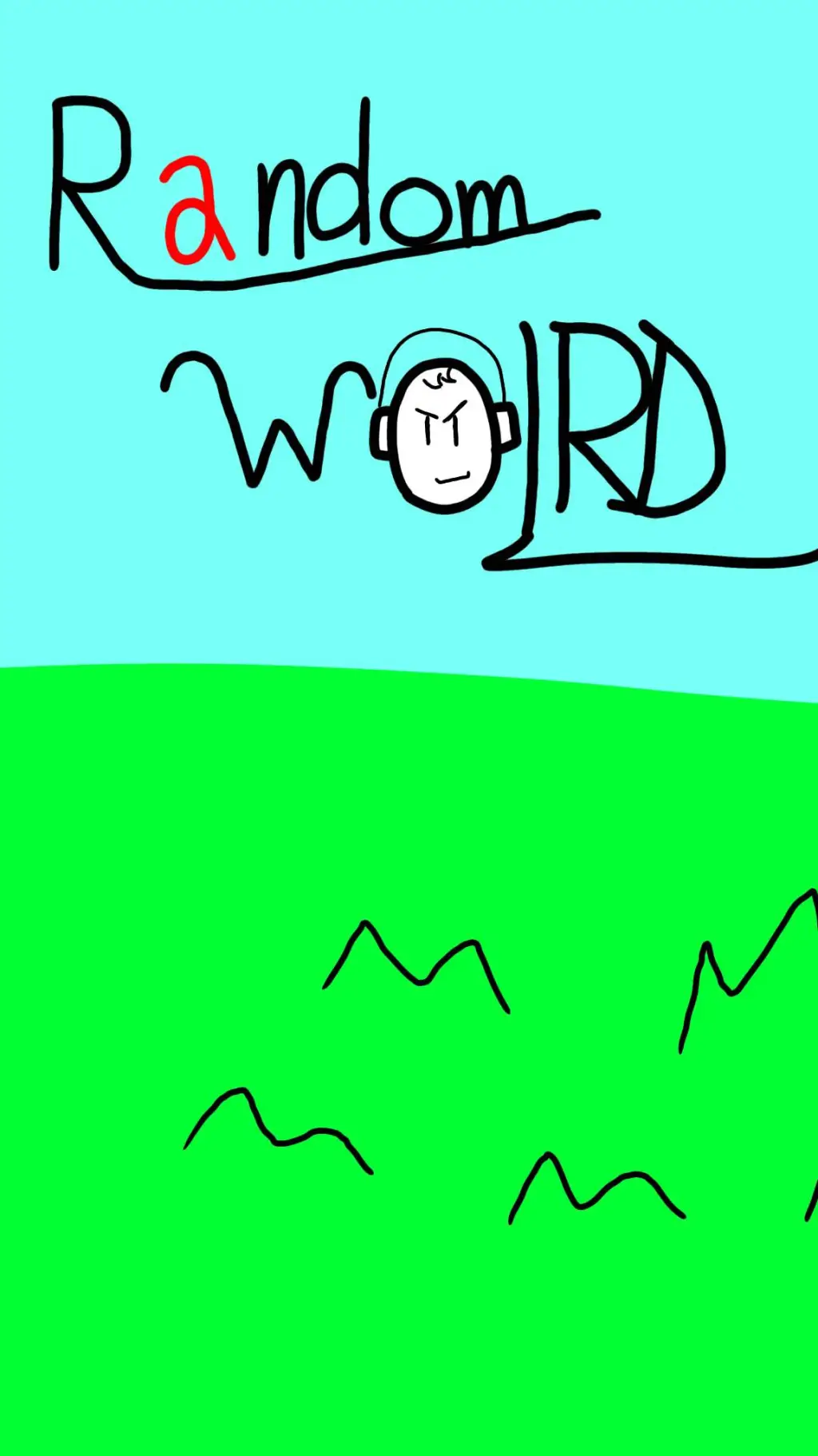 ai character: Random world background