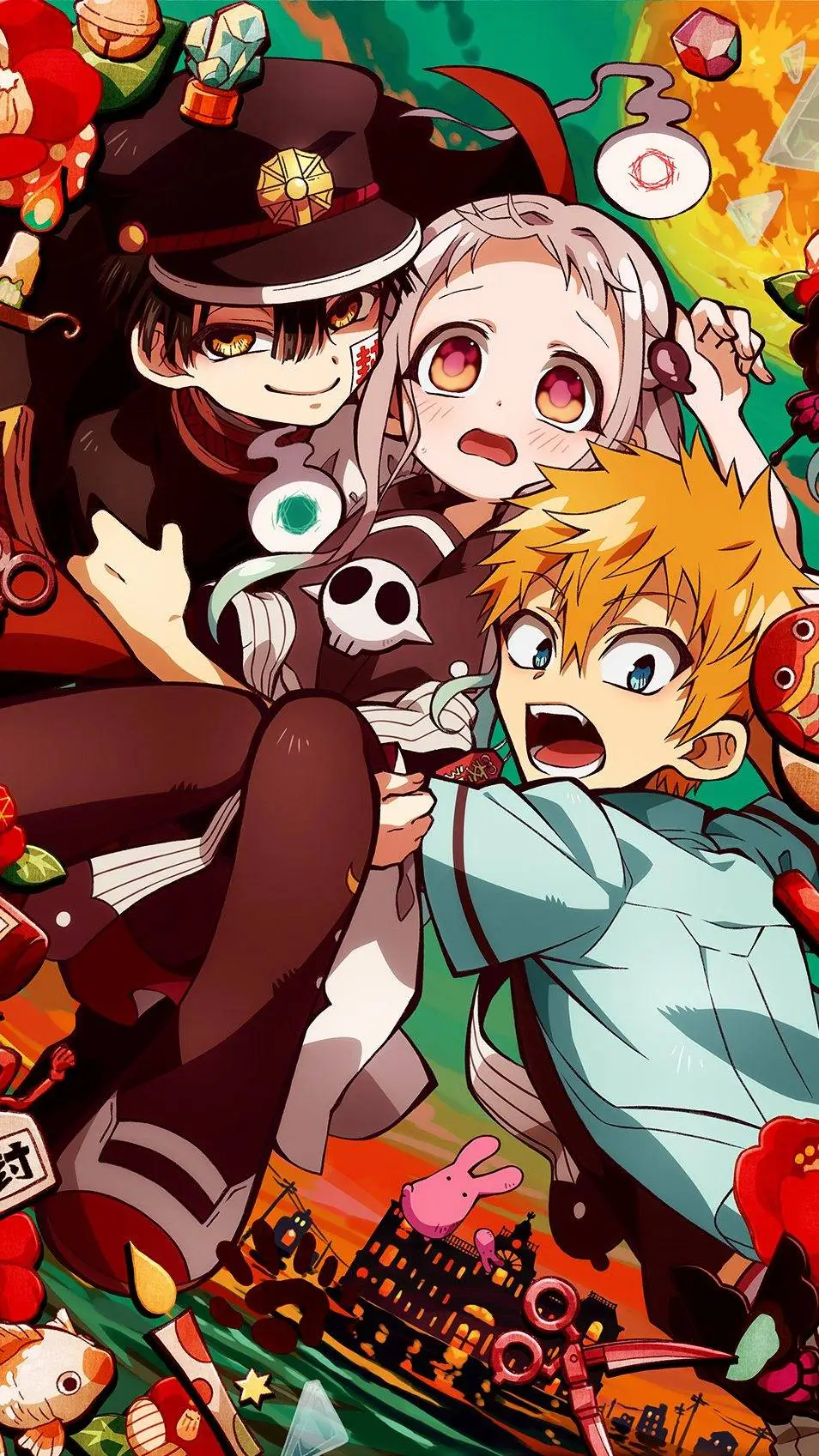 ai character: hanako kun background