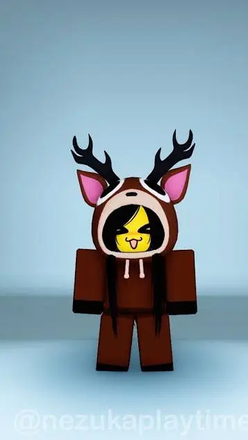 ai character: Deer kid!  background