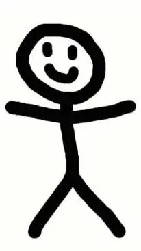 ai character: A stickman background