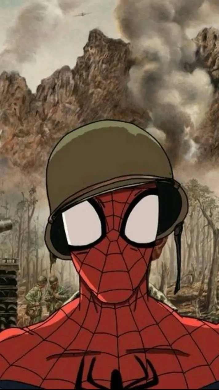 ai character: zombie Spider-Man background