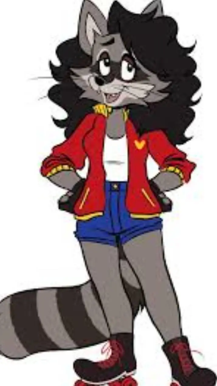ai character: mina macaroni  background