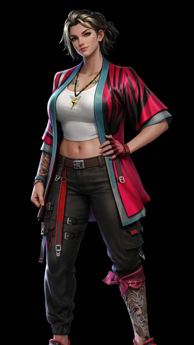 ai character: tasuya ♀️ background