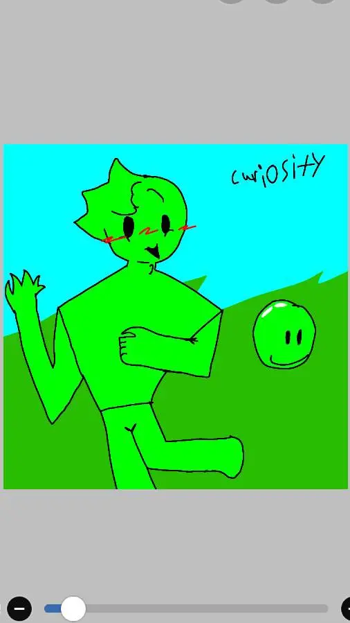 ai character: Curiosity background