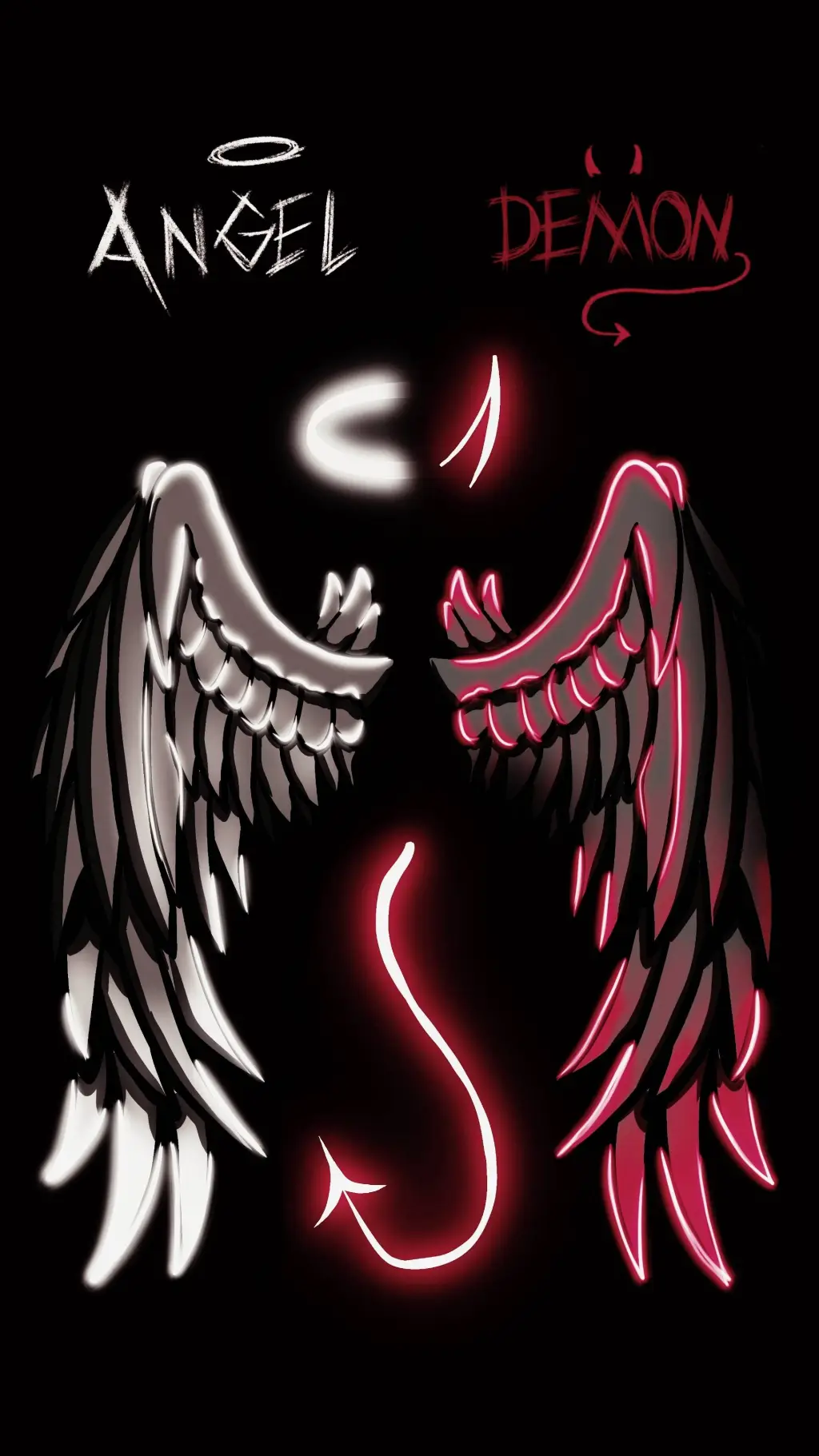 ai character: Angel, Demon background