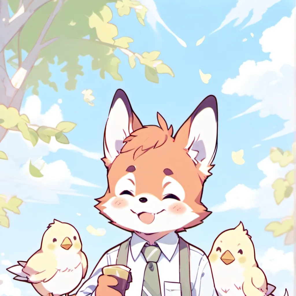 chat with ai character: fox and chicks