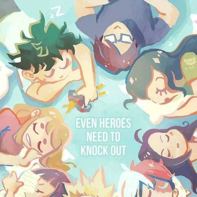 chat with ai character: Mha Sleepover~