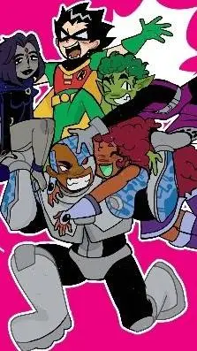 ai character: Teen Titans GO! background