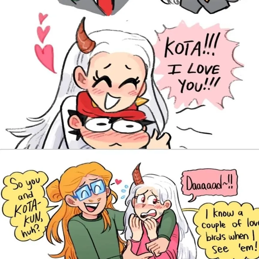 chat with ai character: kota and Eri💞