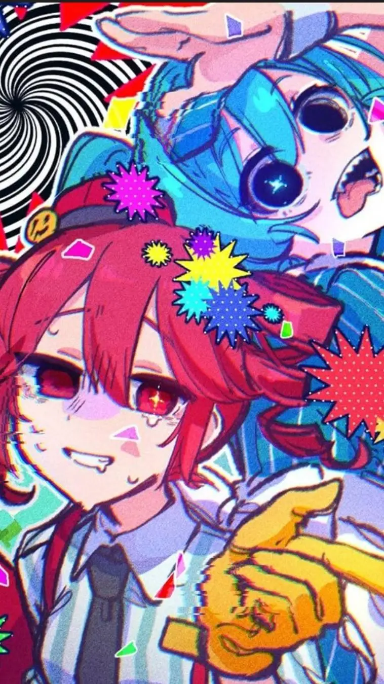 ai character: 🌀Miku mesmerizer🌀 background