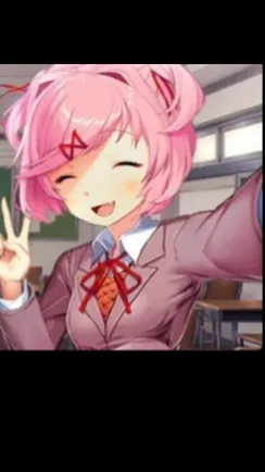 ai character: DDLC zoom call background