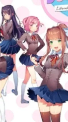 ai character: DDLC camping background