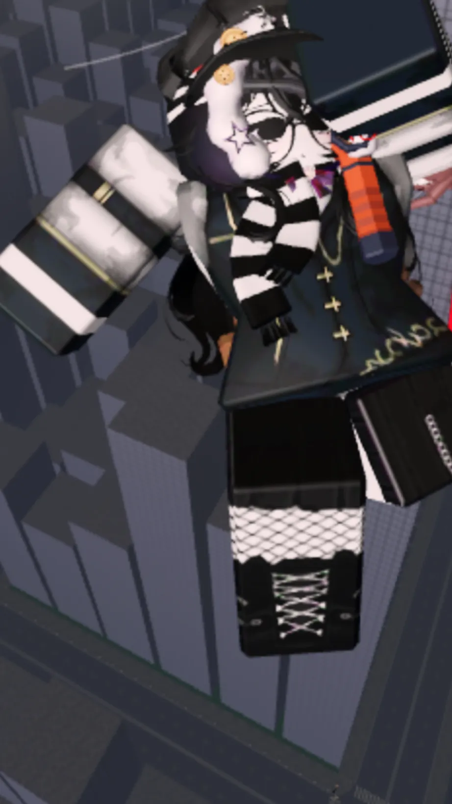 ai character: Dw x fnaf background