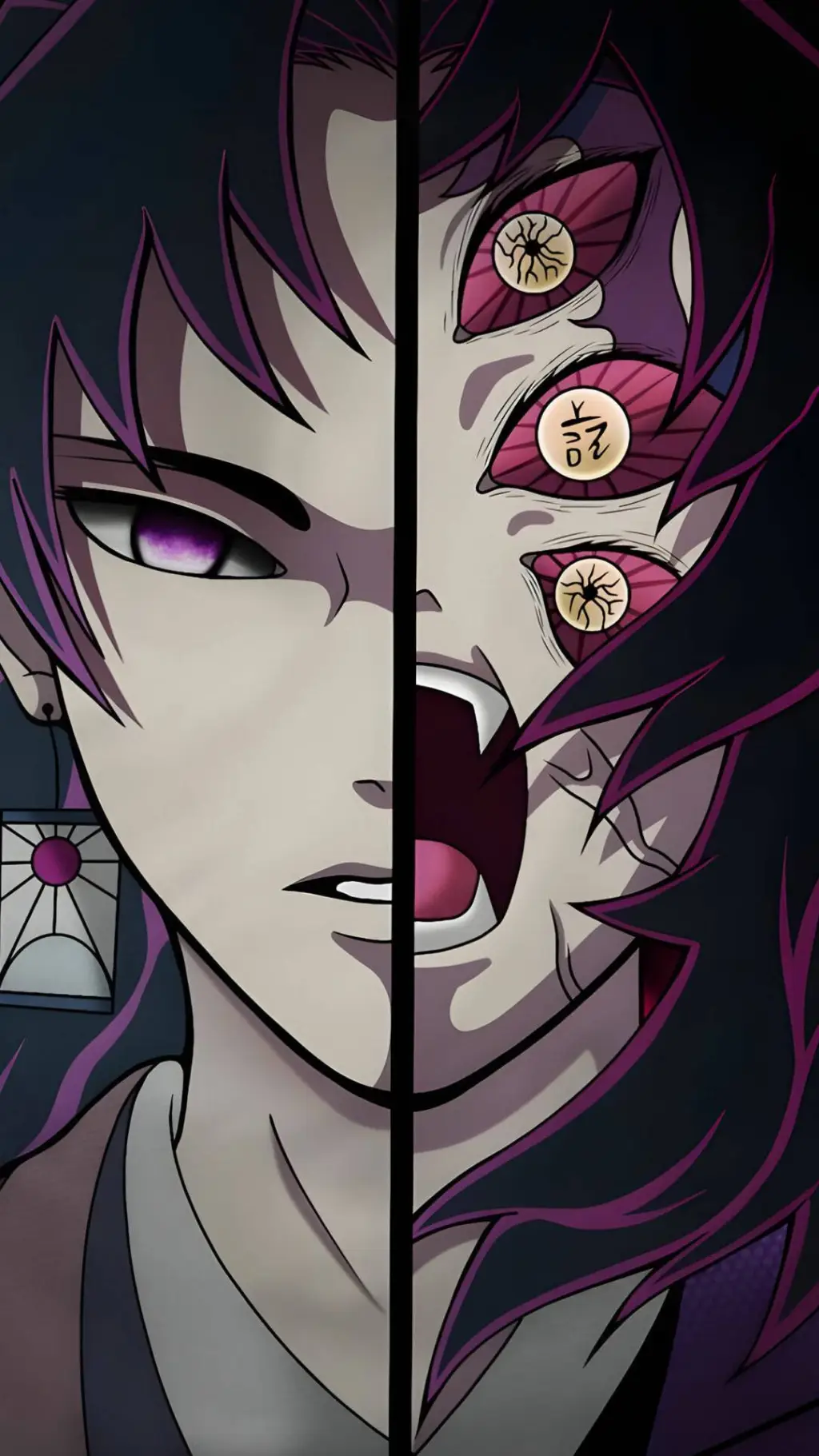 ai character: Demon slayer background