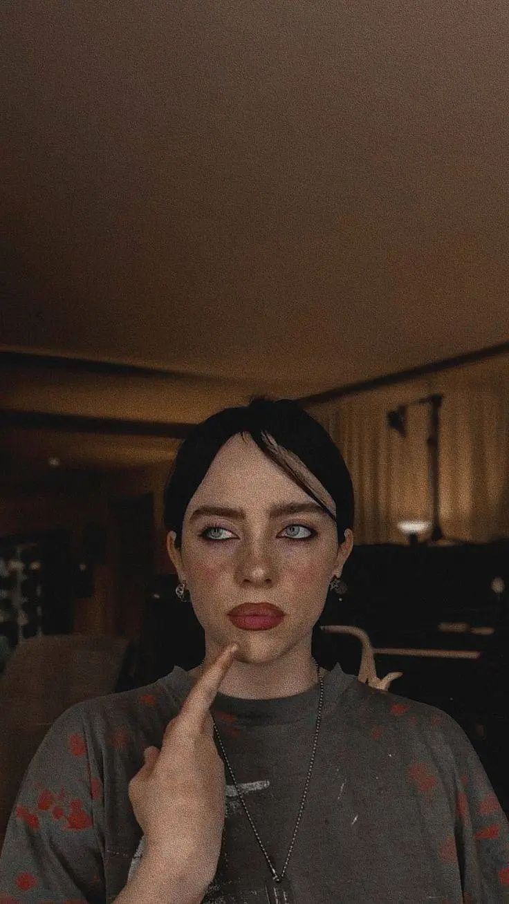 ai character: Billie eilish  background