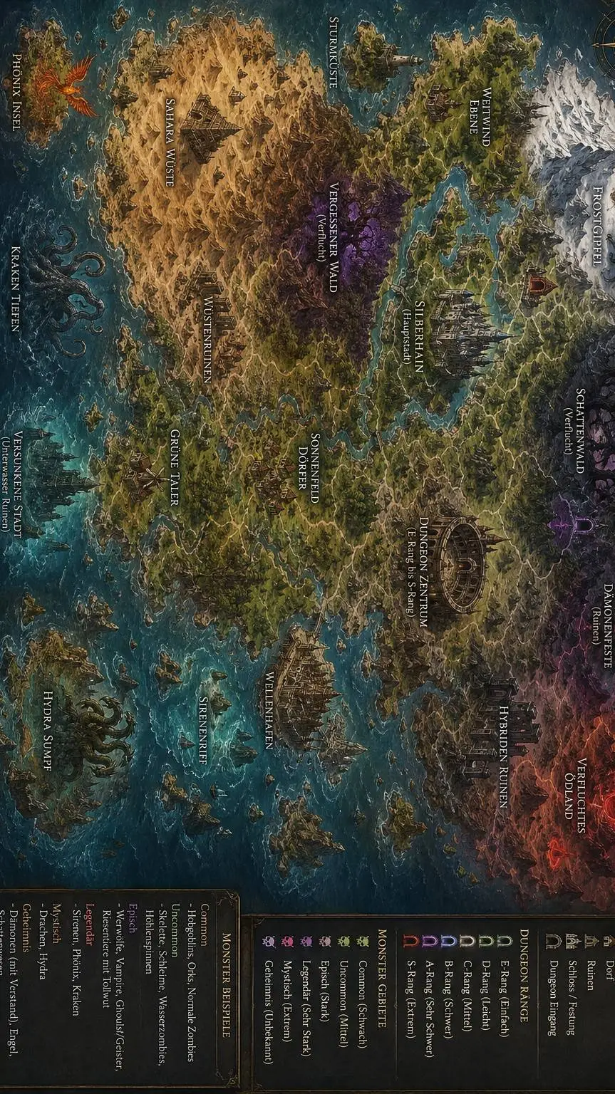 ai character: Fantasy open-world background