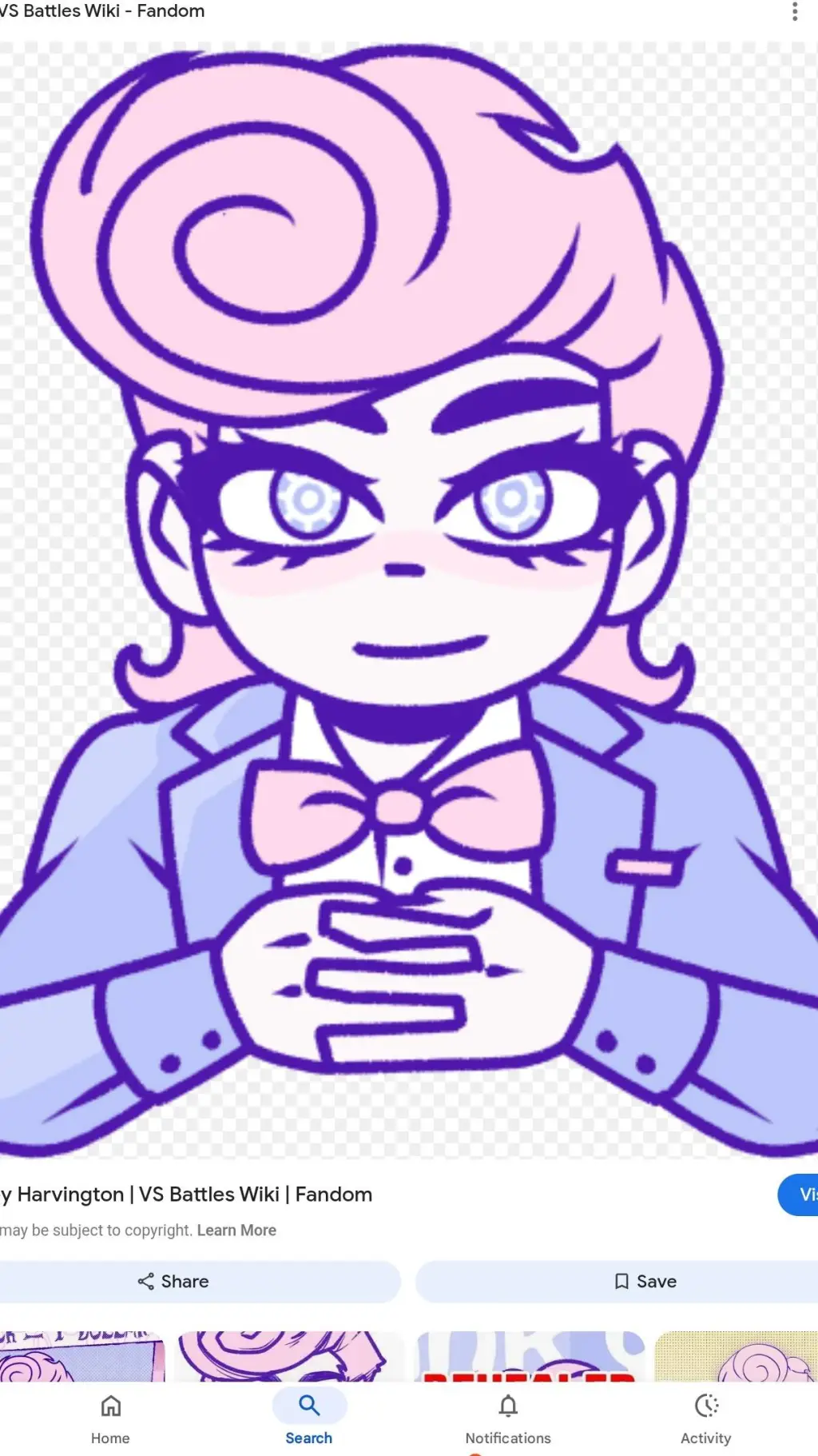 ai character: harvey harvington  background