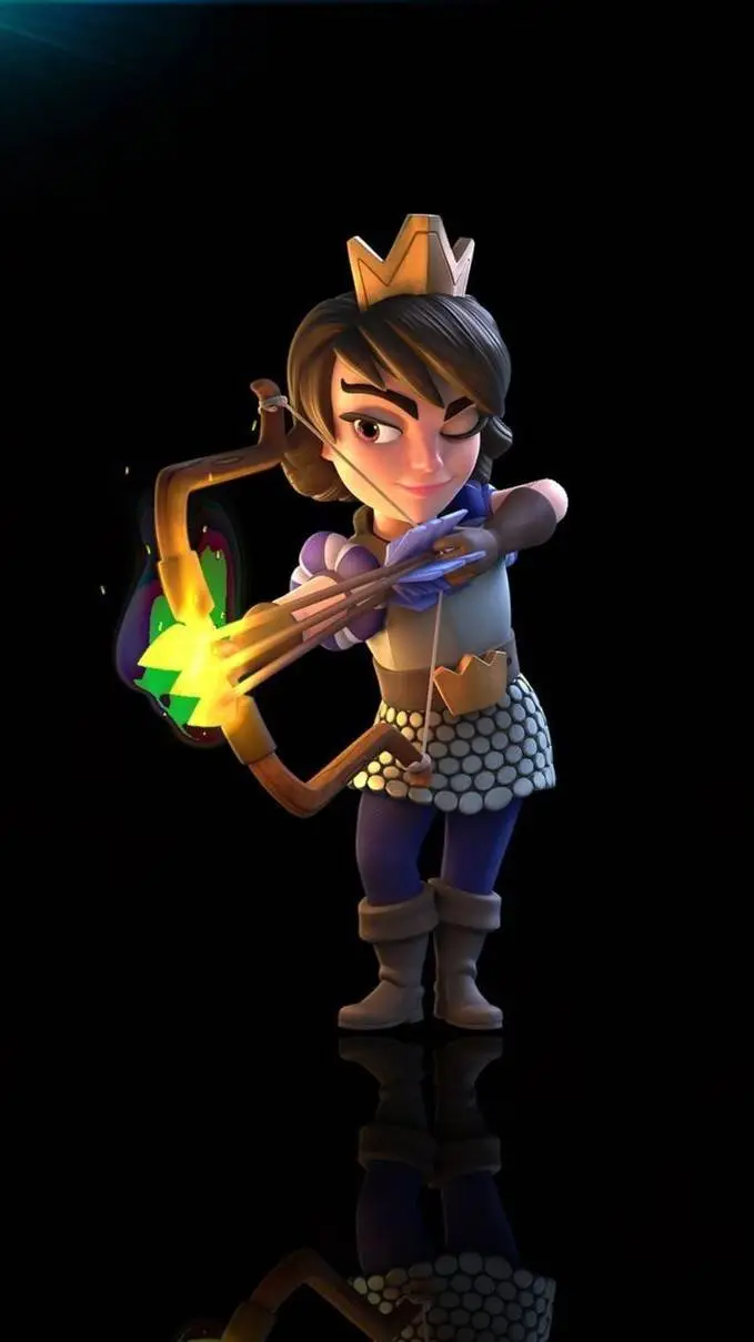 ai character: princesa Clash background