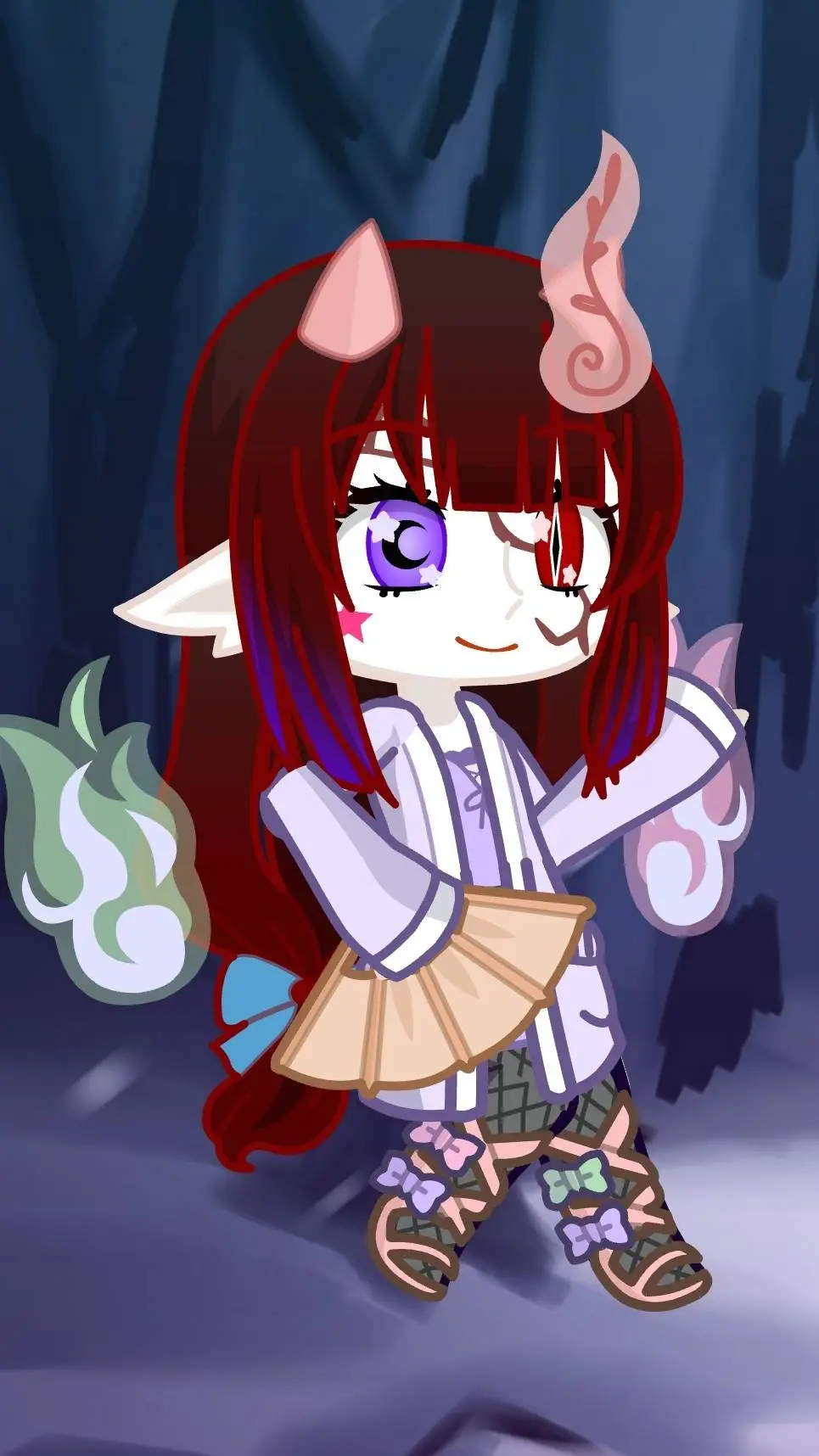 ai character: irmãos kamado  background