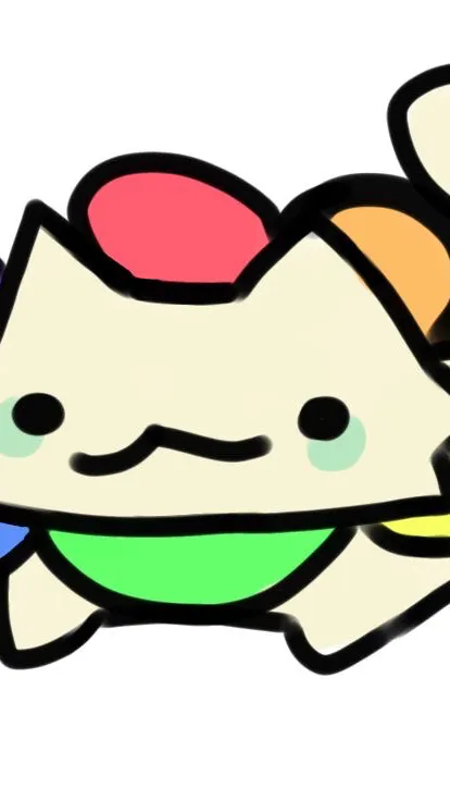 ai character: Dw loaf cat!?  background