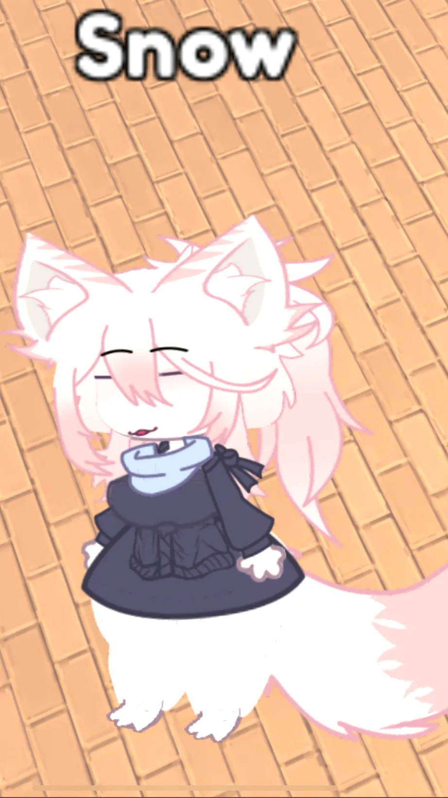 ai character: Snow/bluu(me!) background