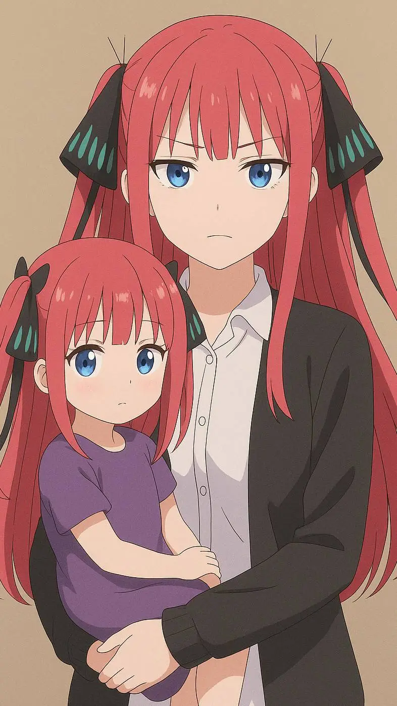 ai character: Nino Nakano background