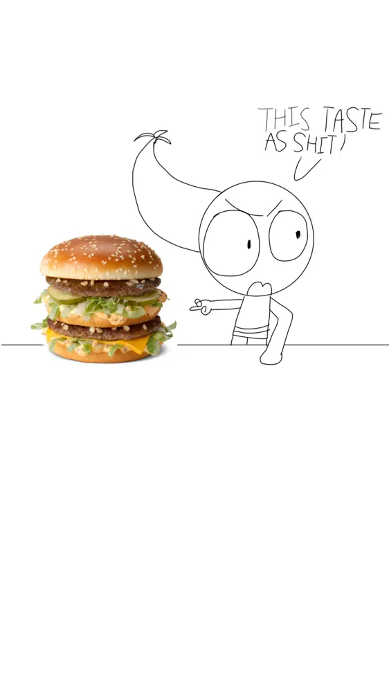 ai character: Sprunki McDonald background