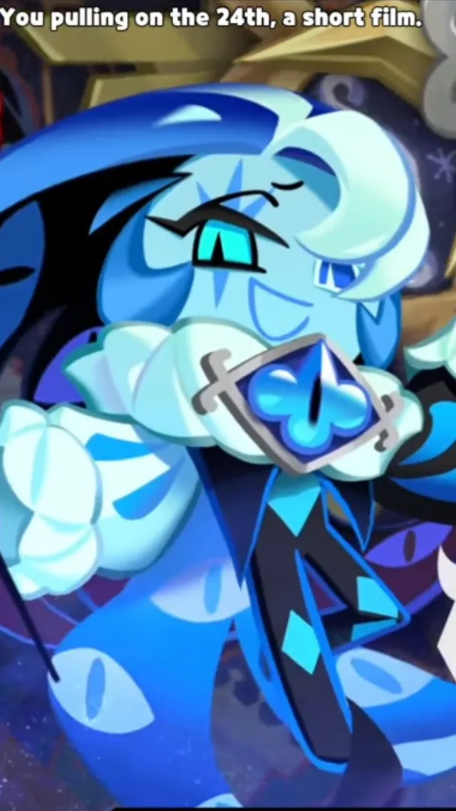 ai character: Shadow milk cookie background