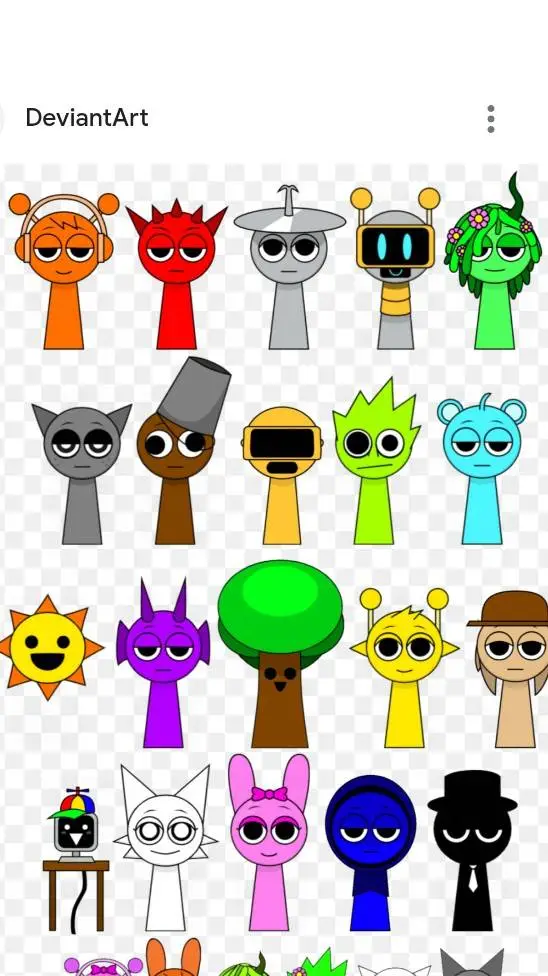 ai character: Sprunki background