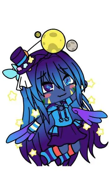 ai character: Galaxy background