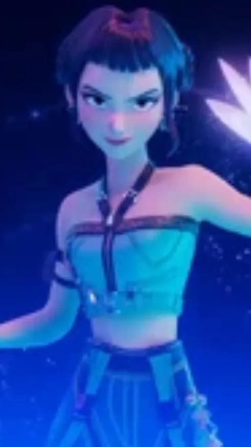 ai character: Zoey  background