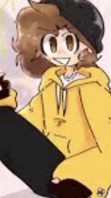 ai character: glitch background