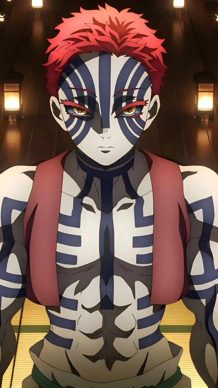 ai character: Akaza background