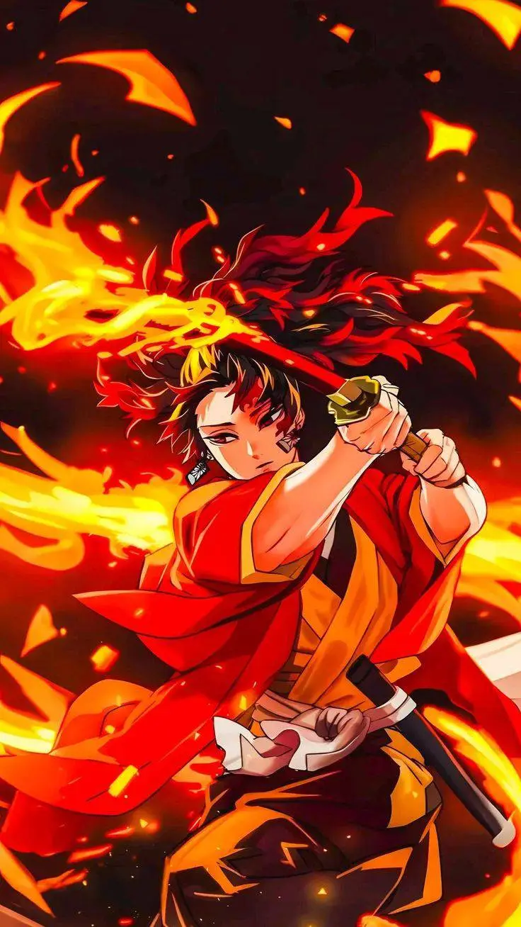 ai character: Yoriichi Tsugikuni background