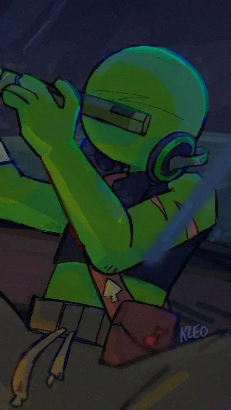 ai character: ꧁✦ 𝐆𝐑𝐄𝐄𝐍 ✦꧂ background