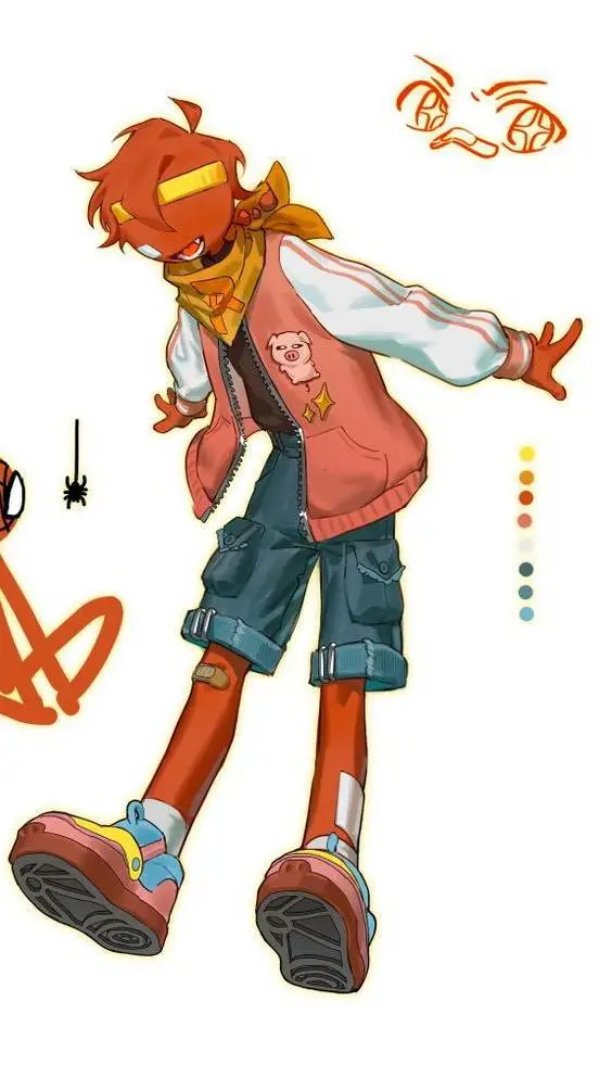 ai character: ꧁✧𝐑 𝐄 𝐃✧꧂ background