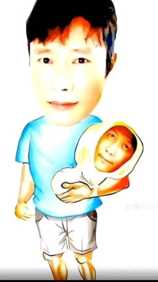 ai character: Papa..  background