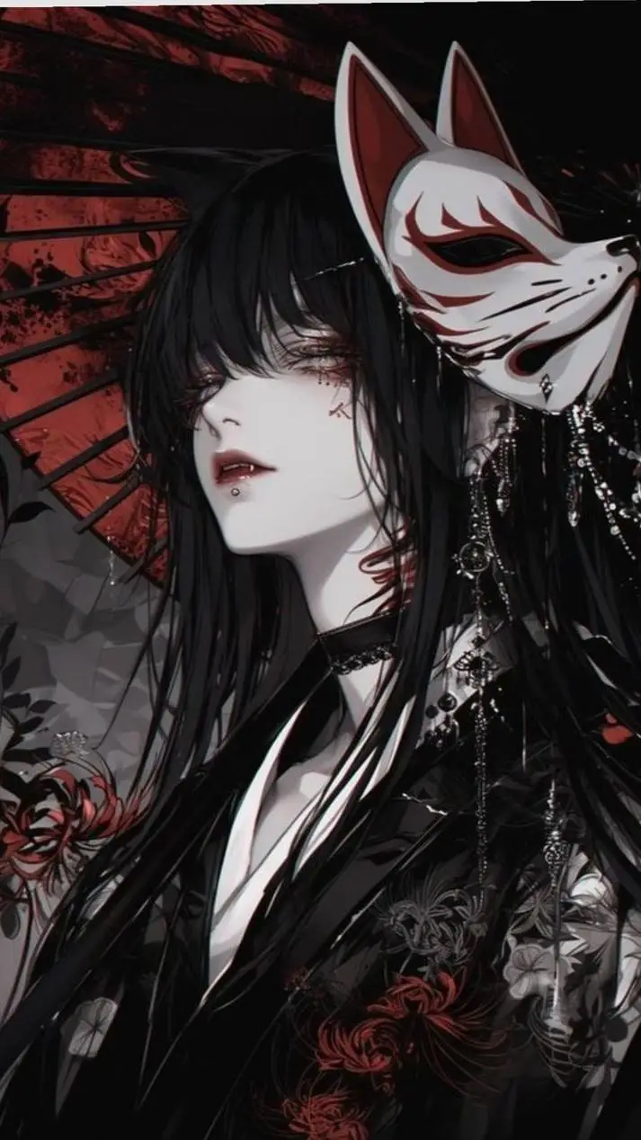 ai character: Fox lady background