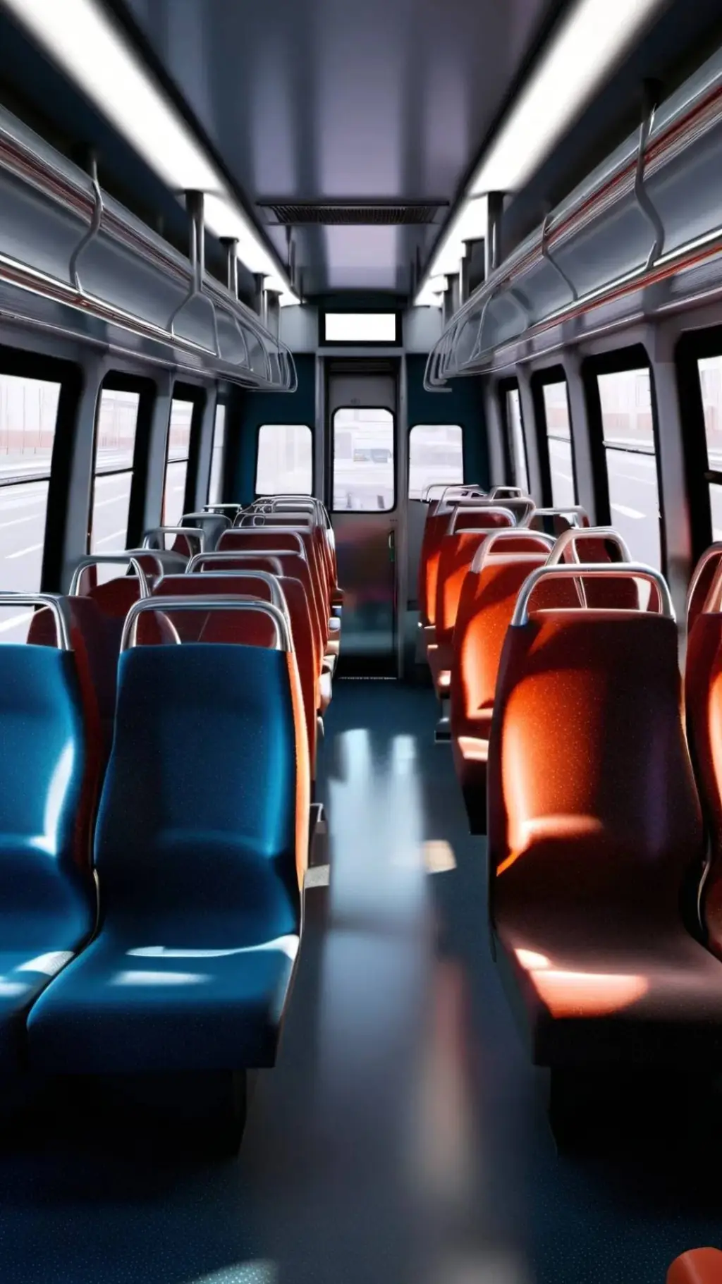 ai character: Bus trip🚌🚍  background