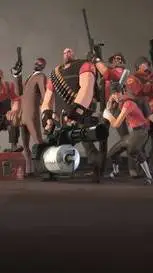 ai character: dw but tf2 au background