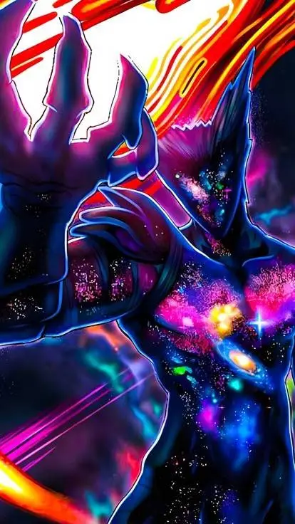 ai character: comic fear garou  background
