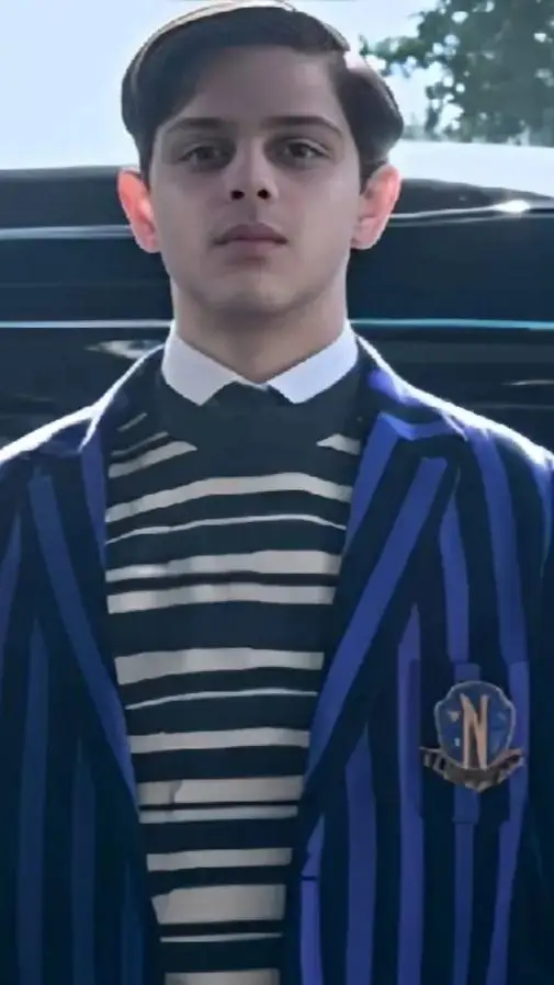 ai character: pugsley Adam  background