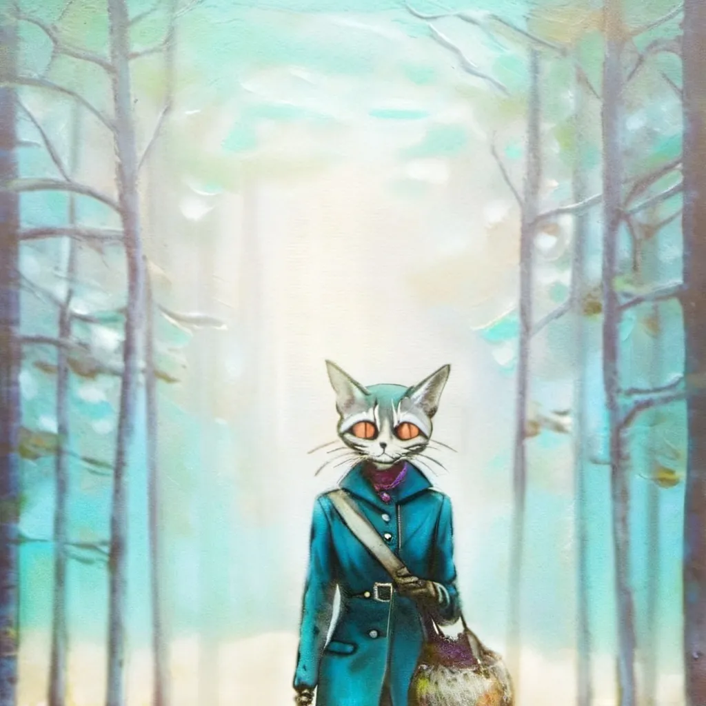 chat with ai character: chicken cat