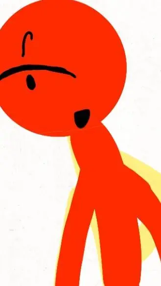 ai character: red...  background