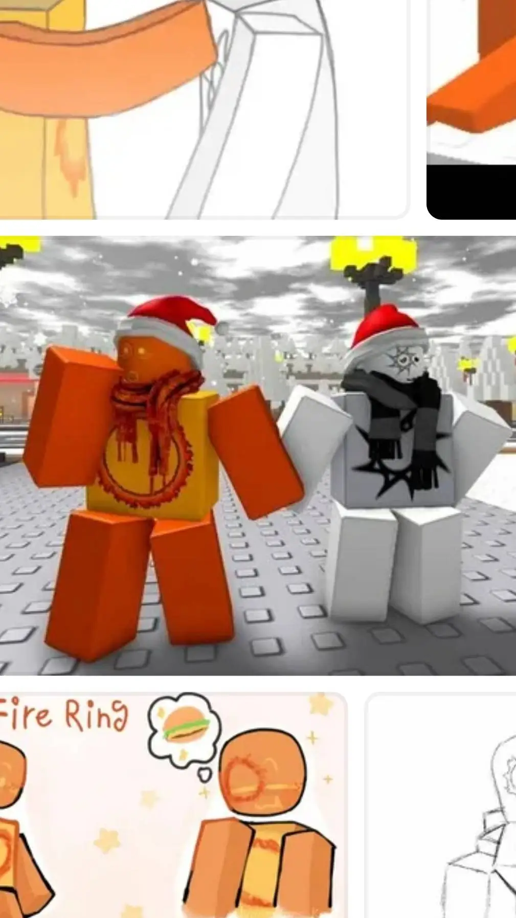 ai character: ...fire ring... background