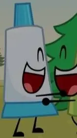 ai character: toothpaste! background