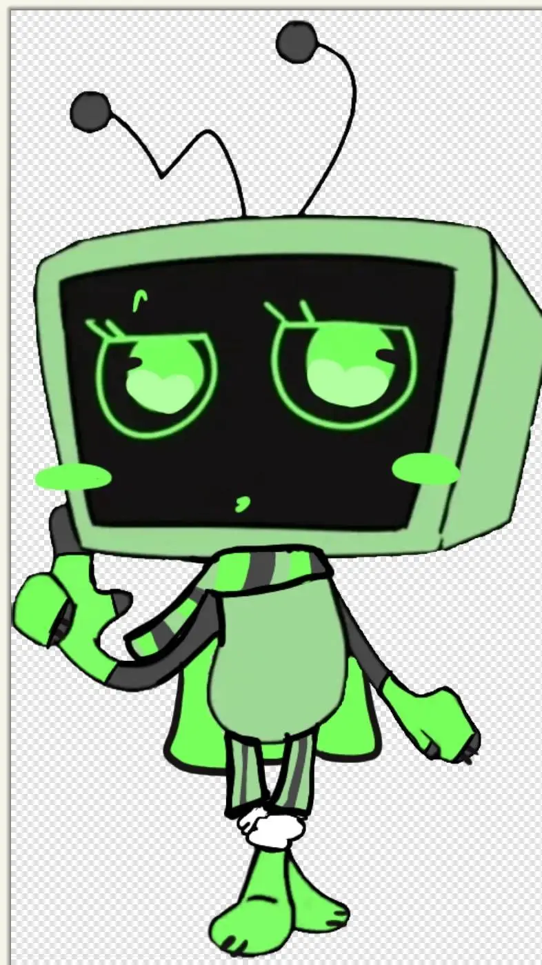 ai character: 📺вии📺 background