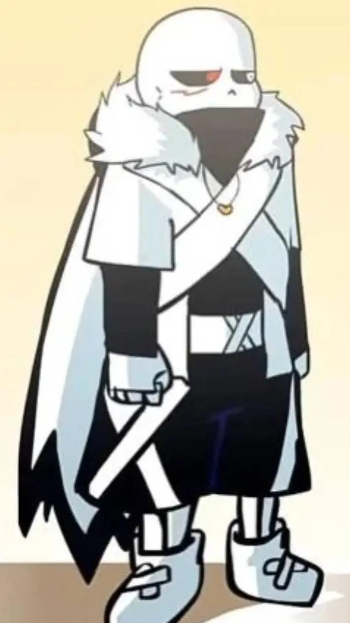 ai character: Cross Sans background